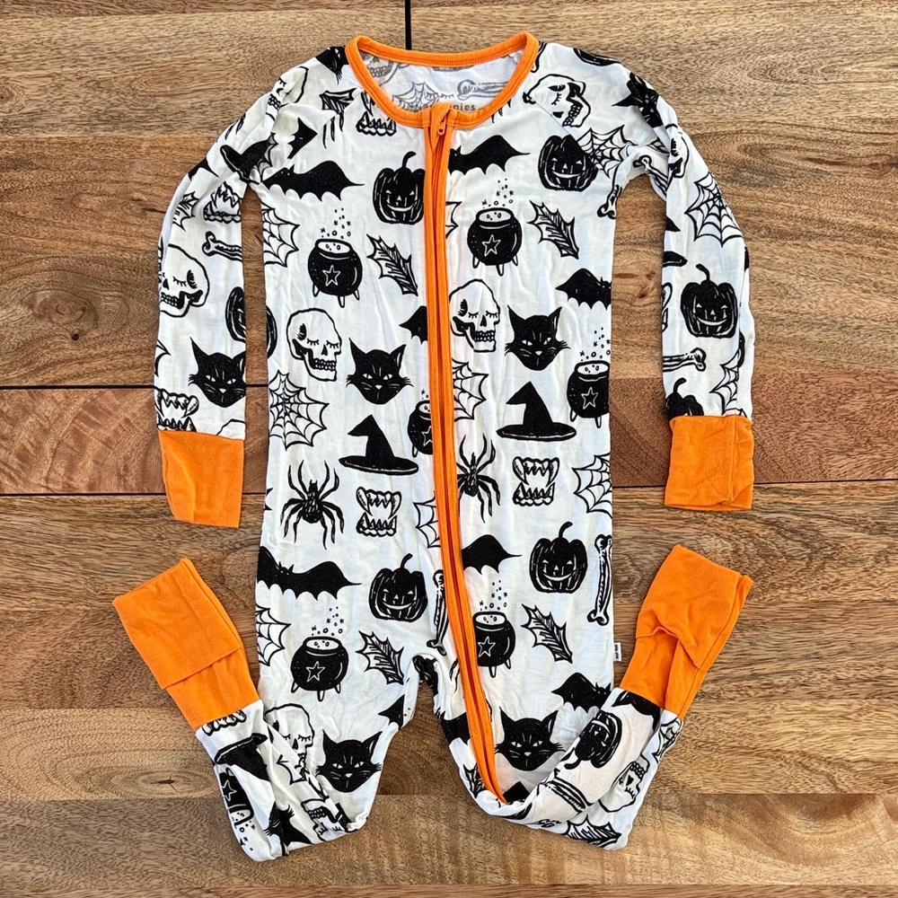 Little Sleepies Witches Brew Zippy Pajama Halloween Bamboo 18-24 Limited Edition